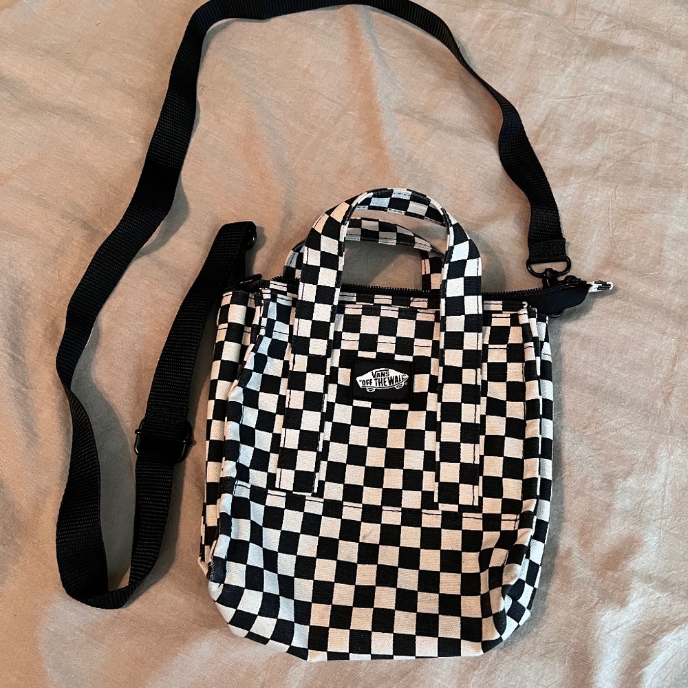 VANS Checkered Mini Tote Crossbody